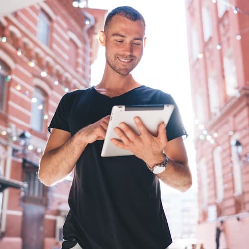 SEO Local en tablet